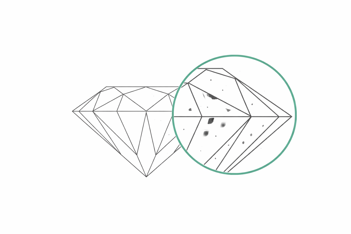 I1 clarity diamond comparison